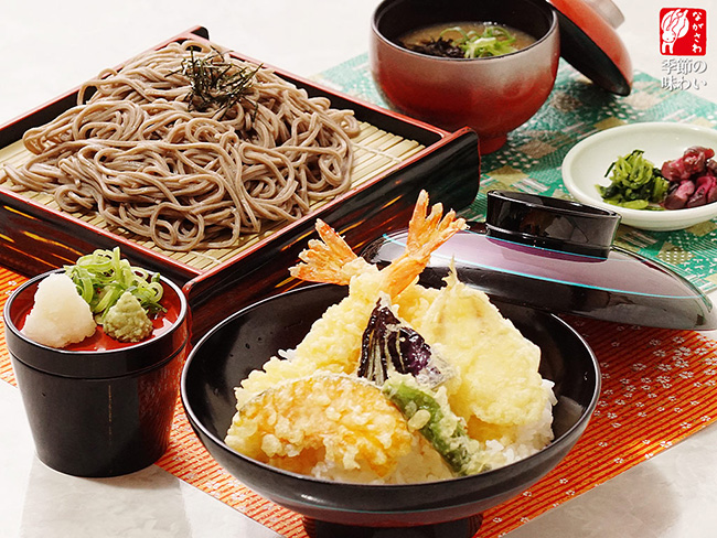 天丼ざるそばセット