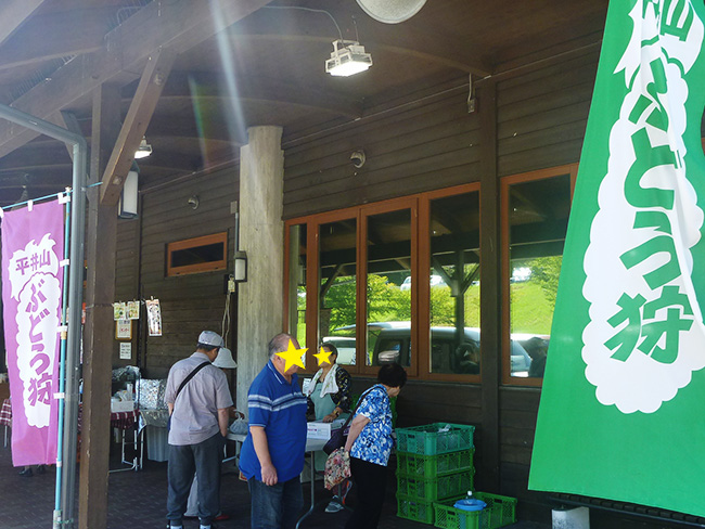 三木産ぶどうの直売(三木平井山観光ぶどう園)