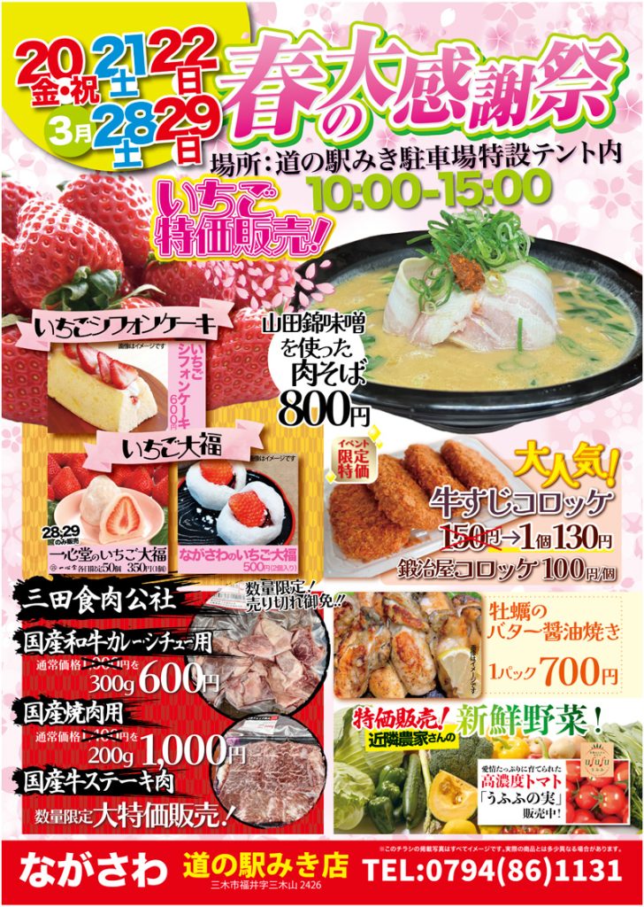 ながさわ春の大感謝祭